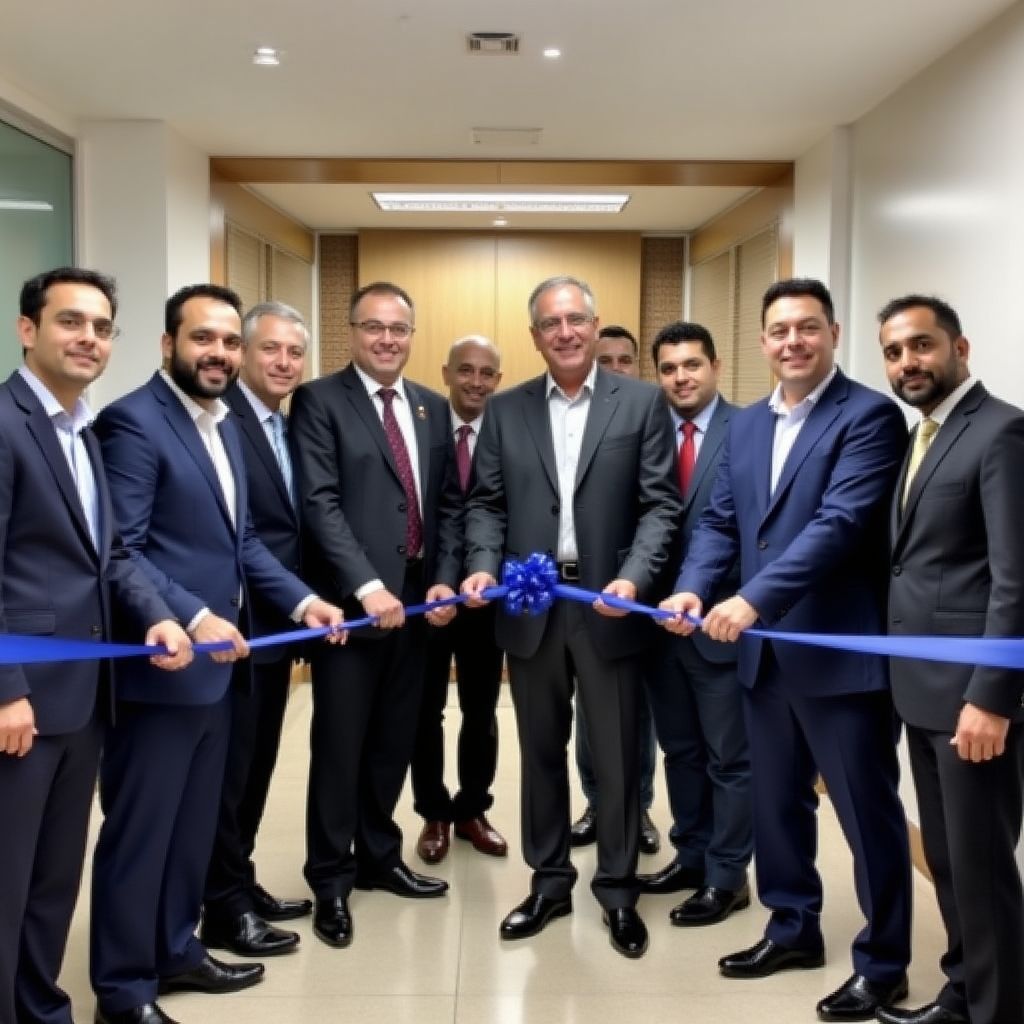Fundadores de Carronadeq durante inauguración